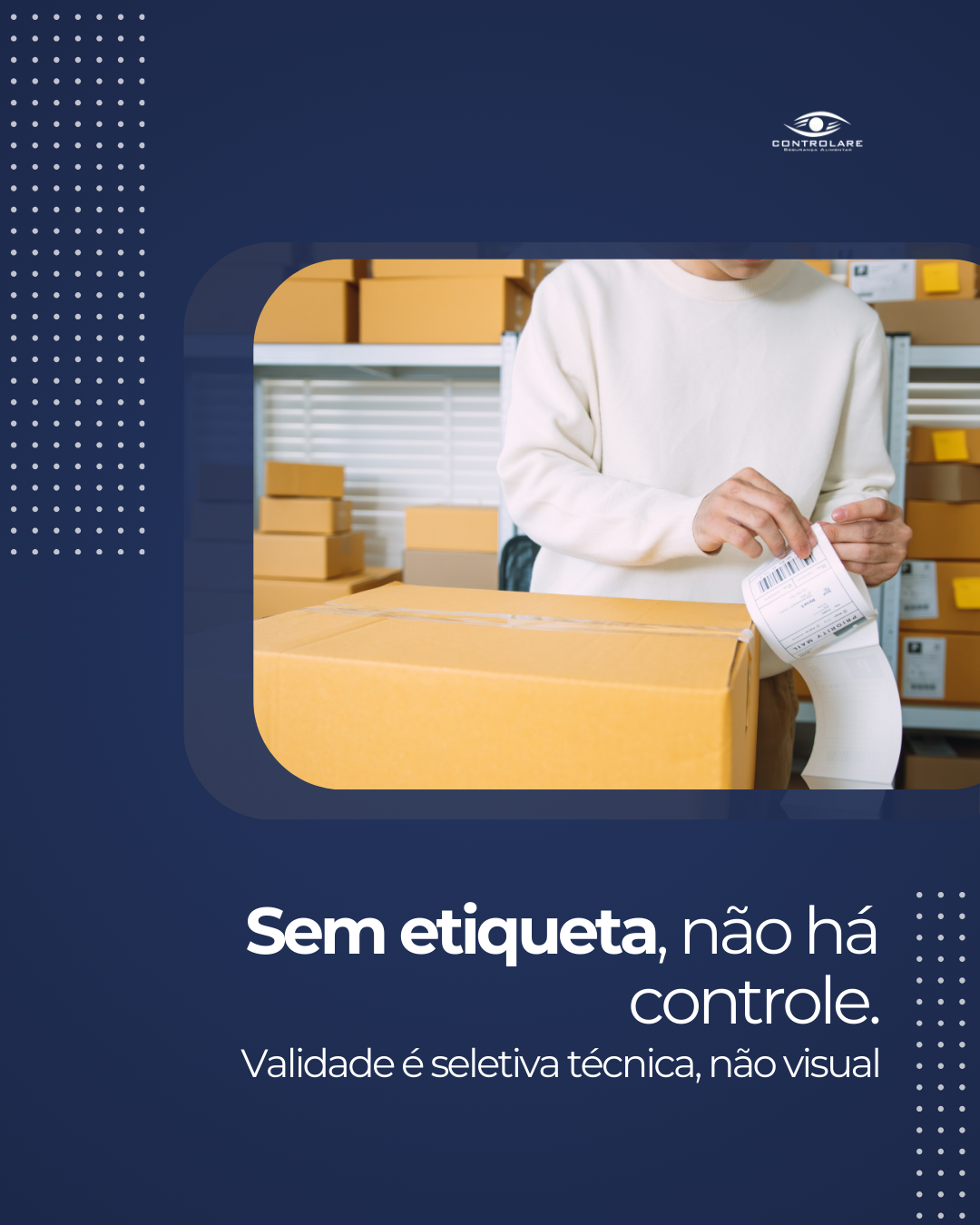 Etiquetagem e validade salvam a operação do restaurante.